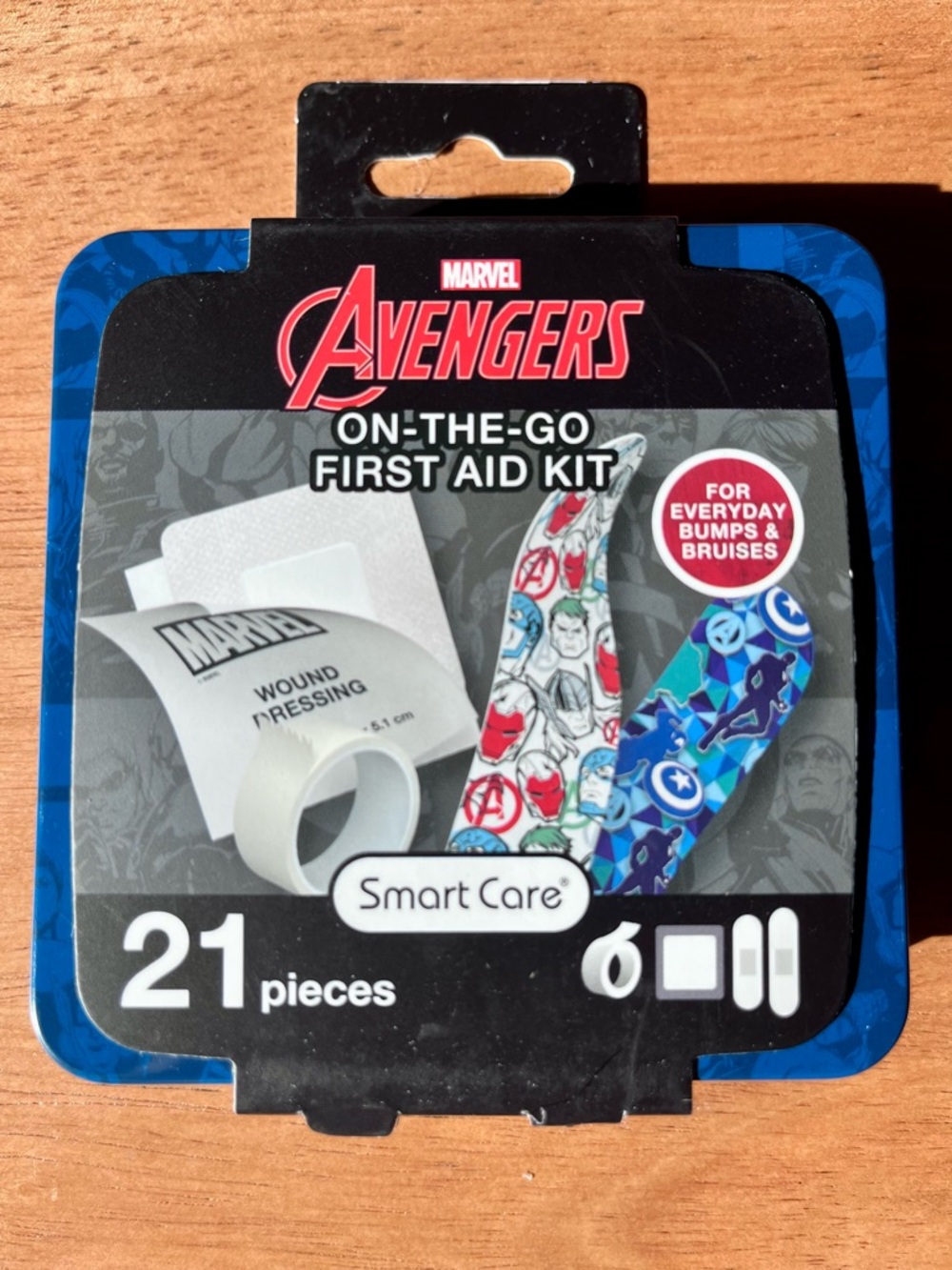 First Aid Kit 🚨BOGO 50% OFF - 
Marvel Avengers On-the-Go Kit - 21 Pieces